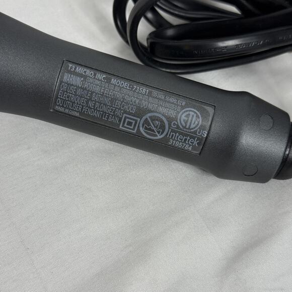 T3 Micro Hair Curling Wand Model 73581 Conical Black Rose Gold Digital Heat 120V - Picture 3 of 3